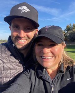 Asbury staff at a golf tournament