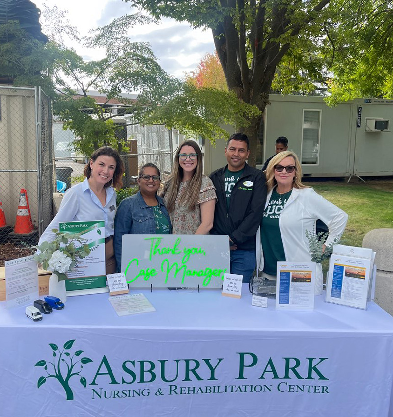 Case Workers at an event with Asbury Park